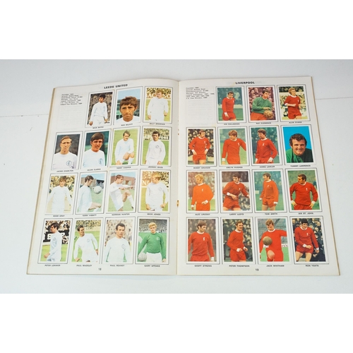 305 - Two Football sticker / stamp albums to include 1969-1970 and 1970-1971, both complete, together with... 