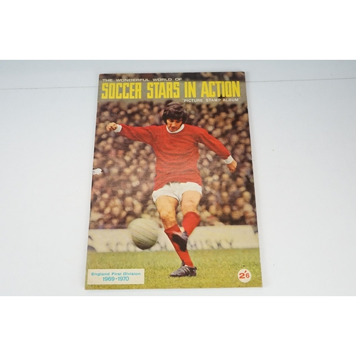 305 - Two Football sticker / stamp albums to include 1969-1970 and 1970-1971, both complete, together with... 