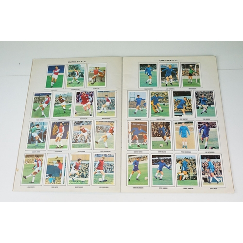 305 - Two Football sticker / stamp albums to include 1969-1970 and 1970-1971, both complete, together with... 