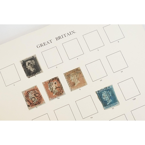 313A - A collection of British stamps contained within a Stanley Gibbons Windsor Album to include a good se... 