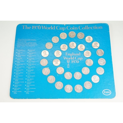 321 - Two Esso complete football coin collector’s sets being ‘ The 1970 World Cup coin collection ‘ and ‘ ... 