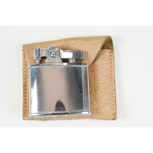 324 - A small group of collectable to include cigarette case, pocket lighter, bottle opener and shot glass... 