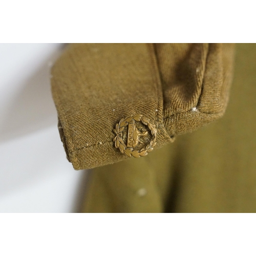 368 - British Army uniform jacket, trousers, No.2 dress, badge for the Gloucestershire regiment complete w... 