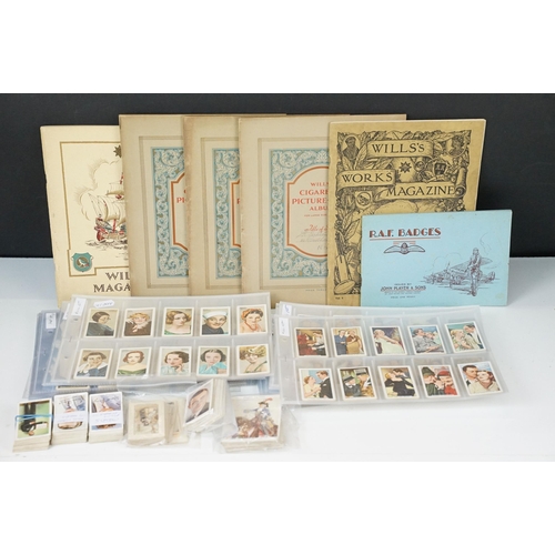 333 - A collection of mixed cigarette cards to include full sets, makers include Wills, Gallaher, Players,... 