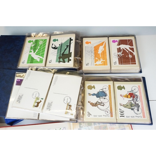 334 - A collection of mixed stamps to include mint Channel Islands, PDQ cards, presentation packs and firs... 