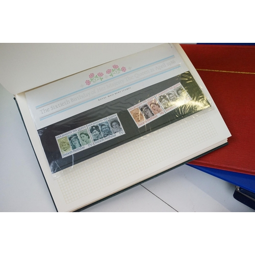 334 - A collection of mixed stamps to include mint Channel Islands, PDQ cards, presentation packs and firs... 