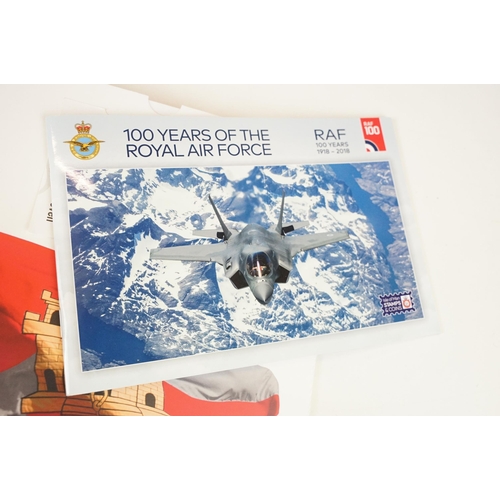 338 - A collection of Aviation related postage stamps to include mint examples and collectors packs togeth... 