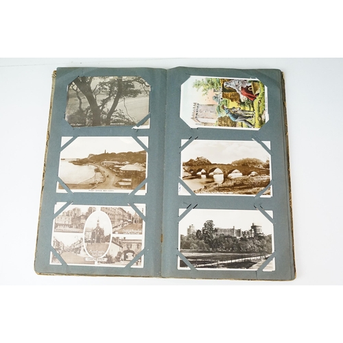 339 - A large collection of early to mid 20th century postcards to include topographical, transportation, ... 