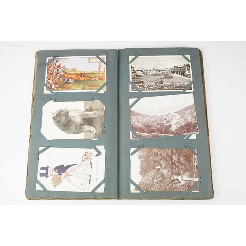 339 - A large collection of early to mid 20th century postcards to include topographical, transportation, ... 