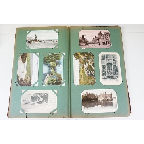 339 - A large collection of early to mid 20th century postcards to include topographical, transportation, ... 