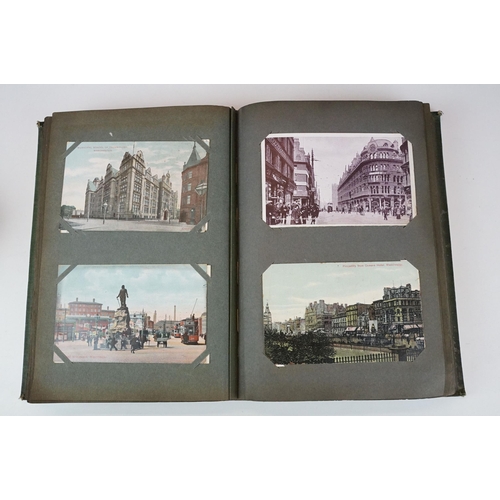 340 - A large collection of early to mid 20th century postcards to include topographical, transportation, ... 