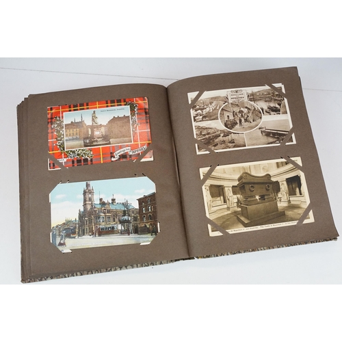 340 - A large collection of early to mid 20th century postcards to include topographical, transportation, ... 