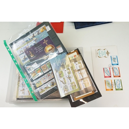 344 - A collection of Channel Island stamps to include mint examples, first day covers and presentation pa... 