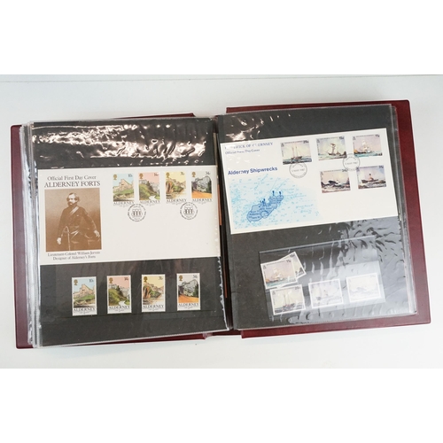 344 - A collection of Channel Island stamps to include mint examples, first day covers and presentation pa... 