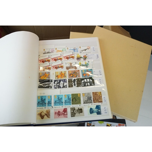 345 - A collection of mainly United Kingdom postage stamps to include mint examples, presentation packs, f... 