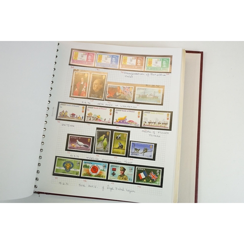 347 - A collection of Channel Island stamps to include mint examples, first day covers and presentation pa... 