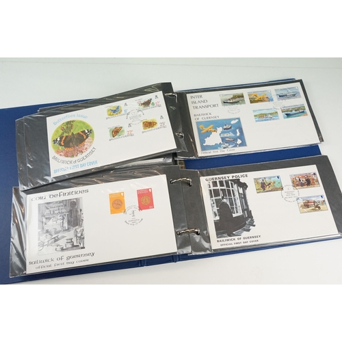 347 - A collection of Channel Island stamps to include mint examples, first day covers and presentation pa... 