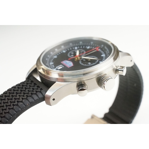 267 - Original January 2001, 'The Winter Trial' car no 87 wristwatch with stop watch chronograph buttons (... 