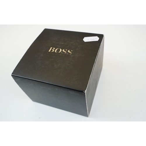 268 - Two gents watches, Hugo Boss & Diesel, both with original boxes and paperwork