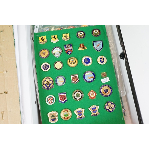 353 - A large and extensive collection of bowling badges from Wiltshire, Somerset, Bristol, Bath and surro... 