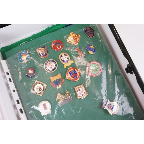 353 - A large and extensive collection of bowling badges from Wiltshire, Somerset, Bristol, Bath and surro... 