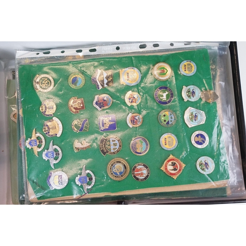 353 - A large and extensive collection of bowling badges from Wiltshire, Somerset, Bristol, Bath and surro... 