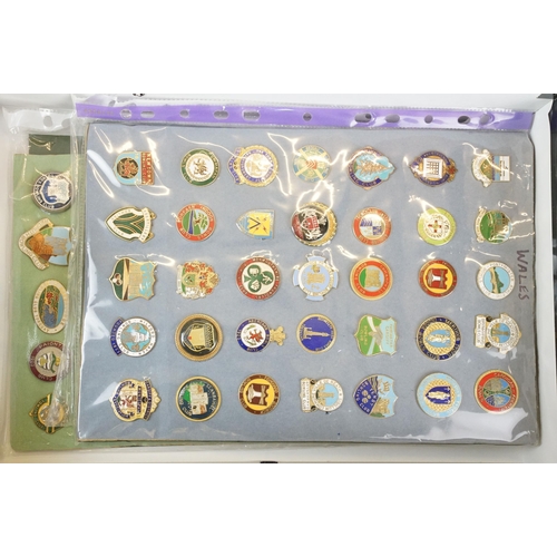 353 - A large and extensive collection of bowling badges from Wiltshire, Somerset, Bristol, Bath and surro... 