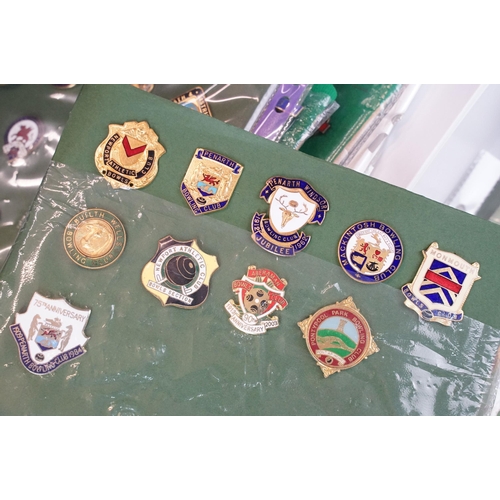 353 - A large and extensive collection of bowling badges from Wiltshire, Somerset, Bristol, Bath and surro... 