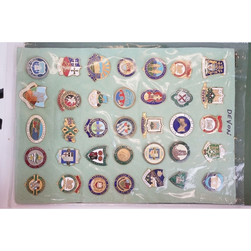 353 - A large and extensive collection of bowling badges from Wiltshire, Somerset, Bristol, Bath and surro... 