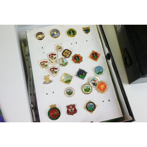 353 - A large and extensive collection of bowling badges from Wiltshire, Somerset, Bristol, Bath and surro... 