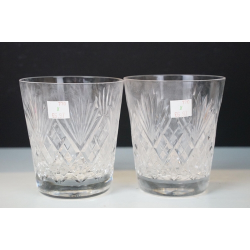 396 - A collection of Waterford Crystal glasses within original boxes to include wine glasses and tumblers... 