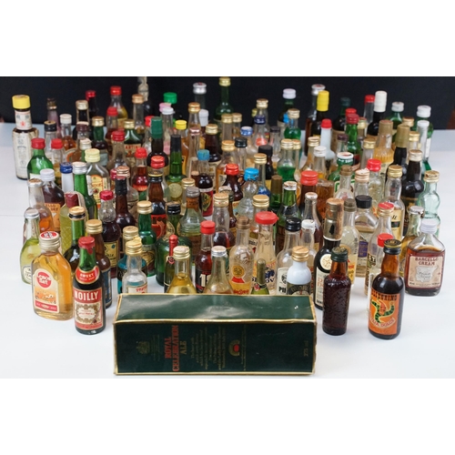 435 - Alcohol - Collection of alcohol miniatures and a Watney's Royal Celebration Ale, 1981 275ml (1 box)