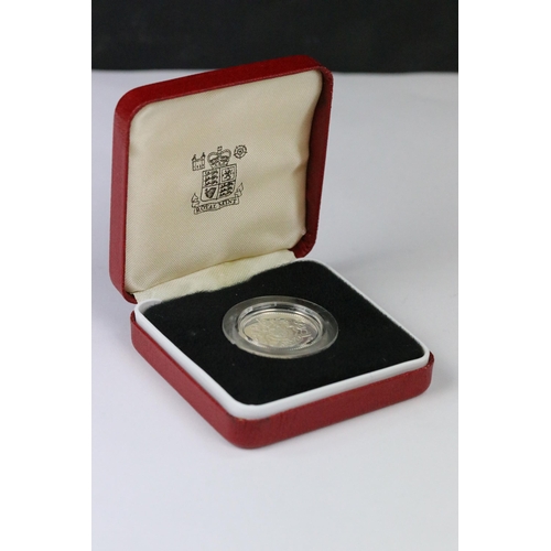 108 - A collection of three Royal Mint silver proof coin sets to include the 1989 £2 coin two coin set, 19... 