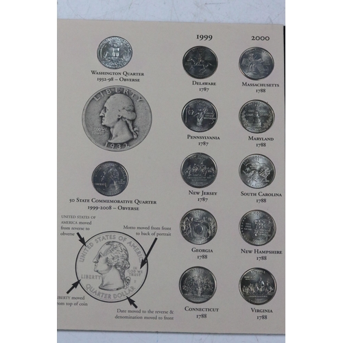 118 - A collection of United States of America coins sets to include State Series Quarters, Fifty State co... 