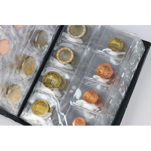 138 - A collection of uncirculated Euro coins from various European countries contained within two collect... 