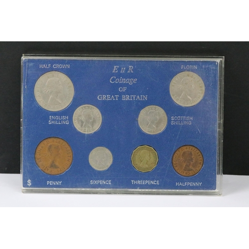 143 - A collection of British Royal Mint coin sets to include 1976, 1974, 1983, 1981, 1979, 1985, 1975, 19... 