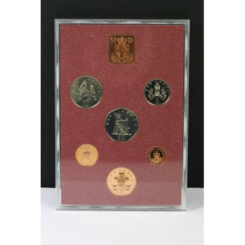 143 - A collection of British Royal Mint coin sets to include 1976, 1974, 1983, 1981, 1979, 1985, 1975, 19... 