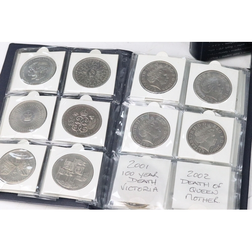 149 - A large collection of British decimal coins, mostly uncirculated examples contained within collector... 