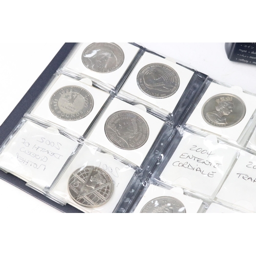 149 - A large collection of British decimal coins, mostly uncirculated examples contained within collector... 