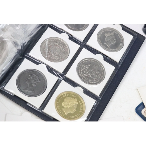 149 - A large collection of British decimal coins, mostly uncirculated examples contained within collector... 