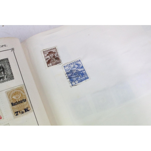 163A - A collection of stamps to include a Strand album with contents to include many early world and commo... 