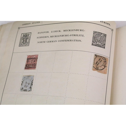 163A - A collection of stamps to include a Strand album with contents to include many early world and commo... 