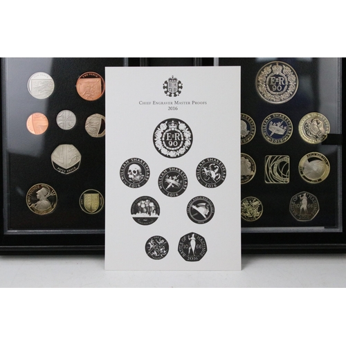 172 - A Royal Mint United Kingdom Queen Elizabeth II 2016 collectors edition proof coin set, encapsulated ... 