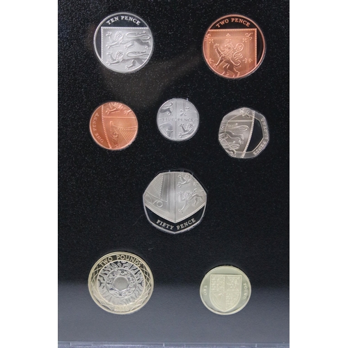 175 - A Royal Mint United Kingdom Queen Elizabeth II 2013 collectors edition proof coin set, encapsulated ... 