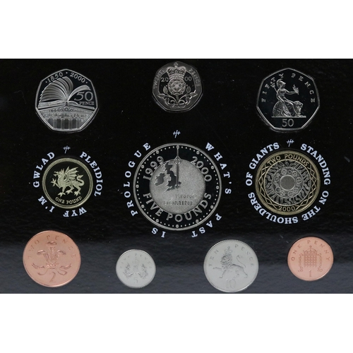 178 - A collection of six Royal Mint United Kingdom Queen Elizabeth II proof coin annual year sets to incl... 