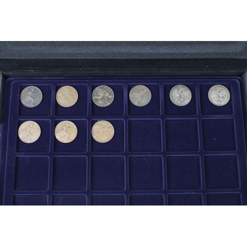 53 - A collection of mainly King Edward VII and King George V British pre decimal coins to include a sele... 