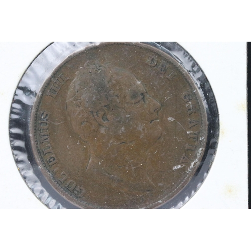 60 - Two Queen Victoria Bun pennies to include 1841 and 1854 examples together with a King George III 180... 