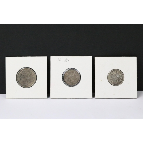 76 - A collection of British early milled silver coins to include King William IV, King George III and Ki... 