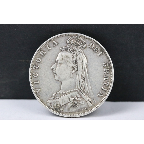 86 - A collection of mainly British pre decimal silver coins to include Queen Victoria and King Edward VI... 