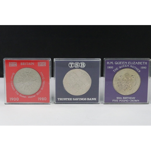 12 - A collection of British uncirculated coins and medallions within fitted plastic display cases to inc... 